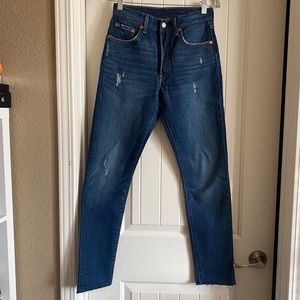 Levis womens 501 jeans